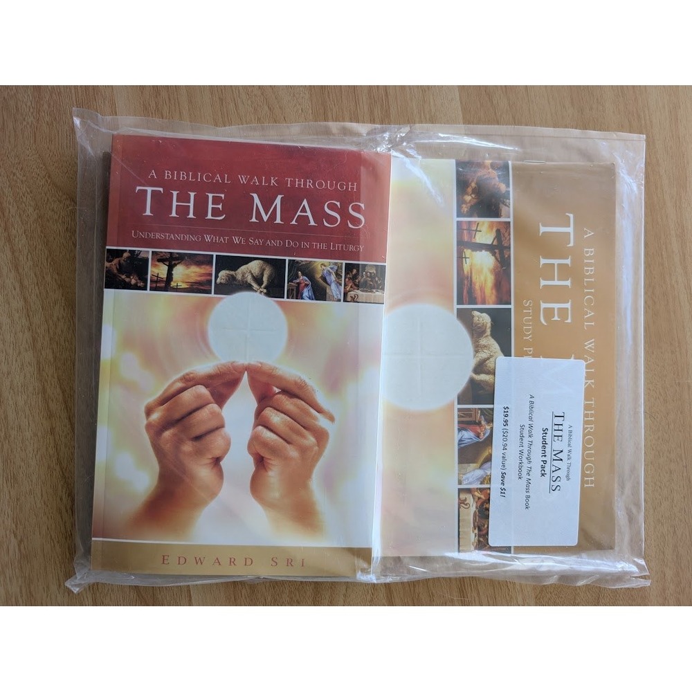 A Biblical Walk Through The Mass Study Pack Edward Sri Student Workbook Catholic